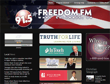 Tablet Screenshot of freedomfm.org